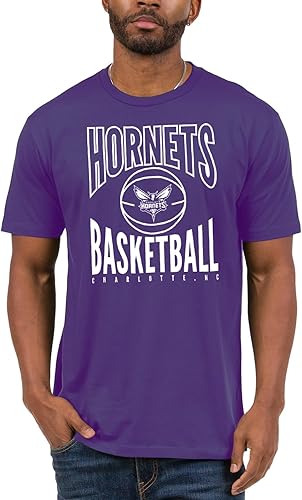 Miniatura 16 de Junk Food Camiseta de manga corta para hombre con licencia oficial de baloncesto de la NBA Azul Real,Negro -,Verde Kelly,marino,Púrpura,Rojo