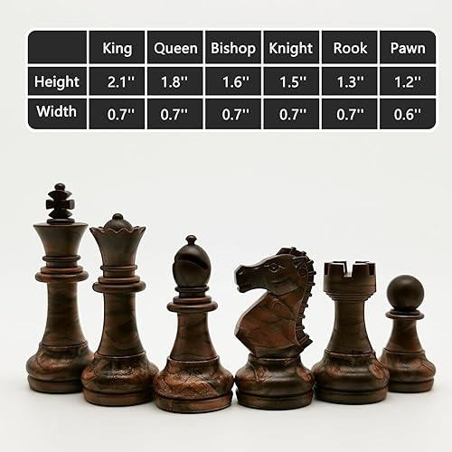 Miniatura 5 de Juego de ajedrez magnético de viaje de 11 x 9.6 pulgadas, mini tablero de ajedrez portátil para adultos y niños, piezas de madera y plástico,