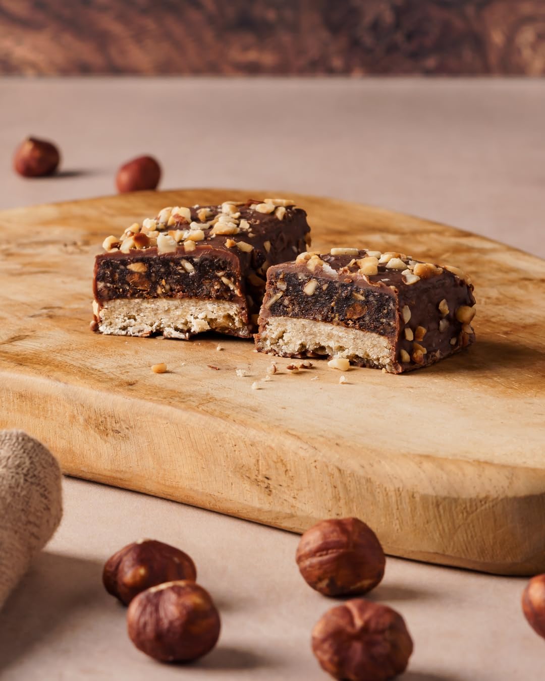 Naturally Pam Cake Bar – Bio & veganer Haferriegel, glutenfrei & ohne Rohrzucker – Natürlich leckerer Müsliriegel-Snack von Pamela Reif - Soft Hazelnut 12x44g