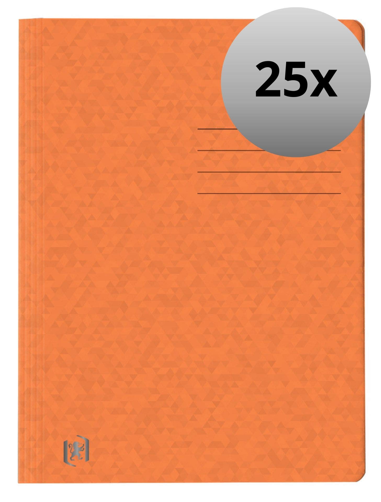 Oxford Lot de 25 chemises A4 en carton Orange 400116210