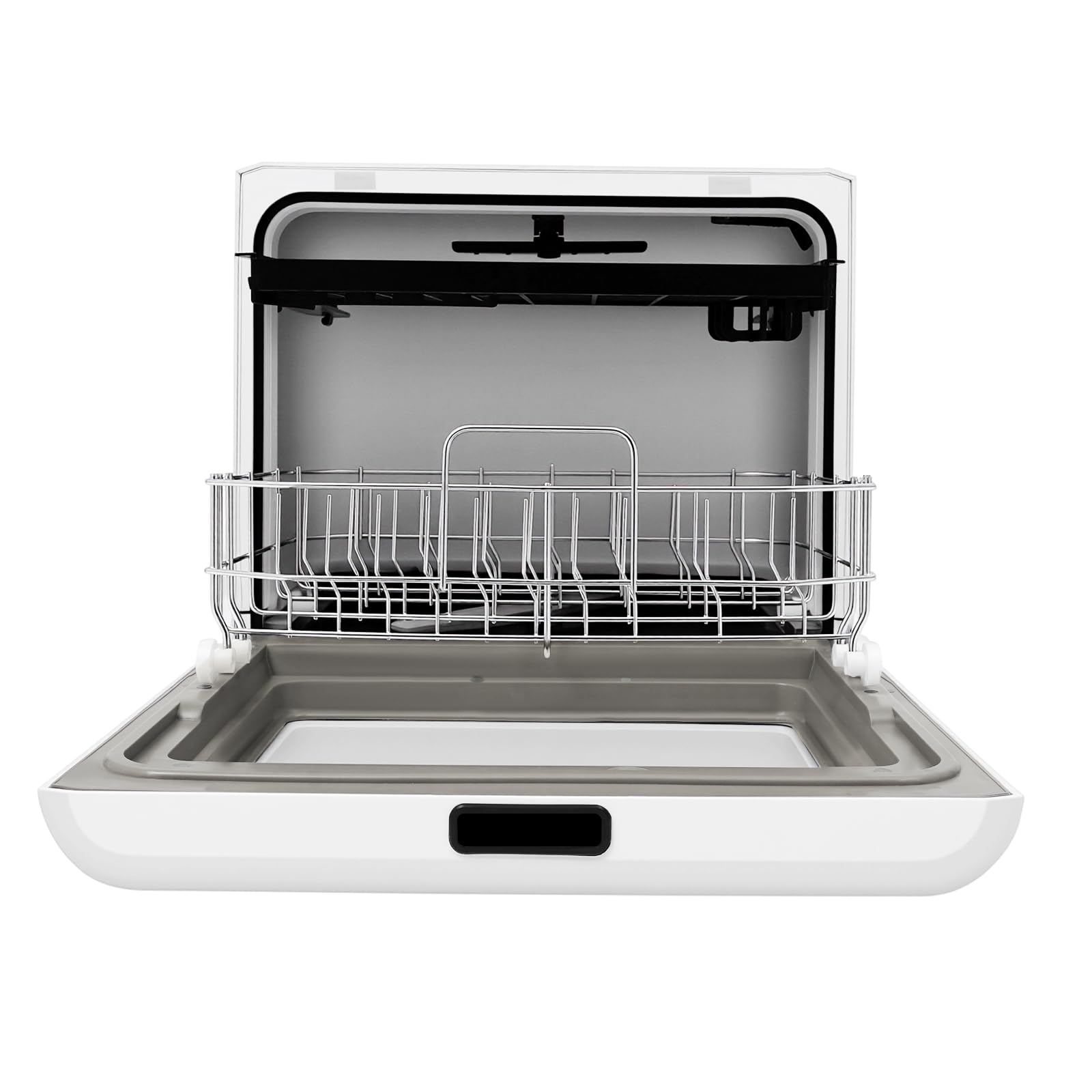 Lavavajillas de mesa, Mini Lavavajillas 6-8 Temporizados, 4 Programas, UV | Mini lavavajillas de 800 W, pequeño lavavajillas con control táctil, silencioso y de bajo consumo para el hogar