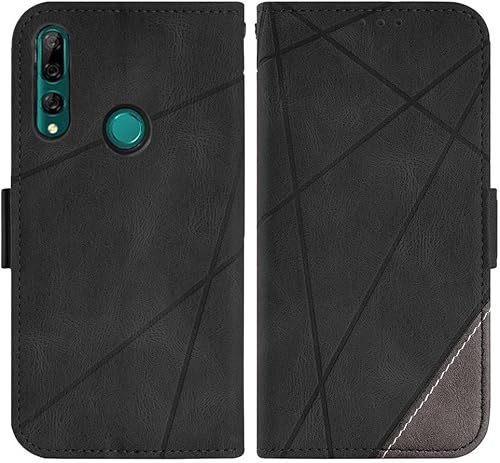 Miniatura 6 de Asuwish Compatible con Huawei Y9 Prime 2019Honor 9XP Smart Z Wallet Case y protector de pantalla de vidrio templado, funda de cuero con tapa para