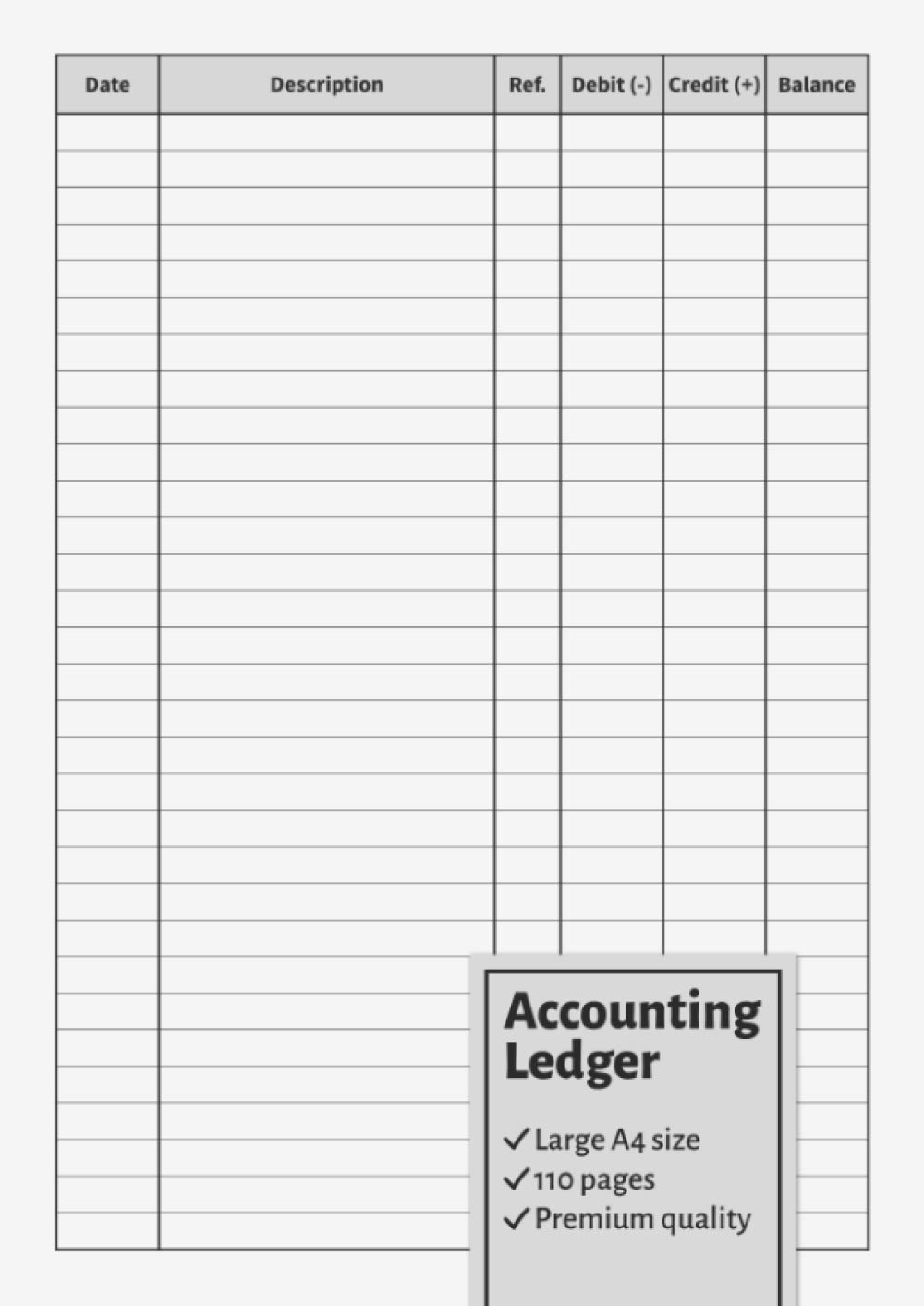 Accounting Ledger: A4 Income and Expenses Cash Book for Small Business Accounting Ledger: A4 Income and Expenses Cash Book for Small Business