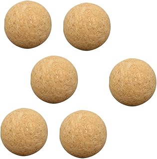 6 Pçs Acessórios De Bilhar De Futebol De Mesa Mini Bolas De Futebol Para Crianças Rolha De Vinho Bolas De Pebolim Profissionais Bolas De Cortiça Multifuncionais Bolas De Pebolim