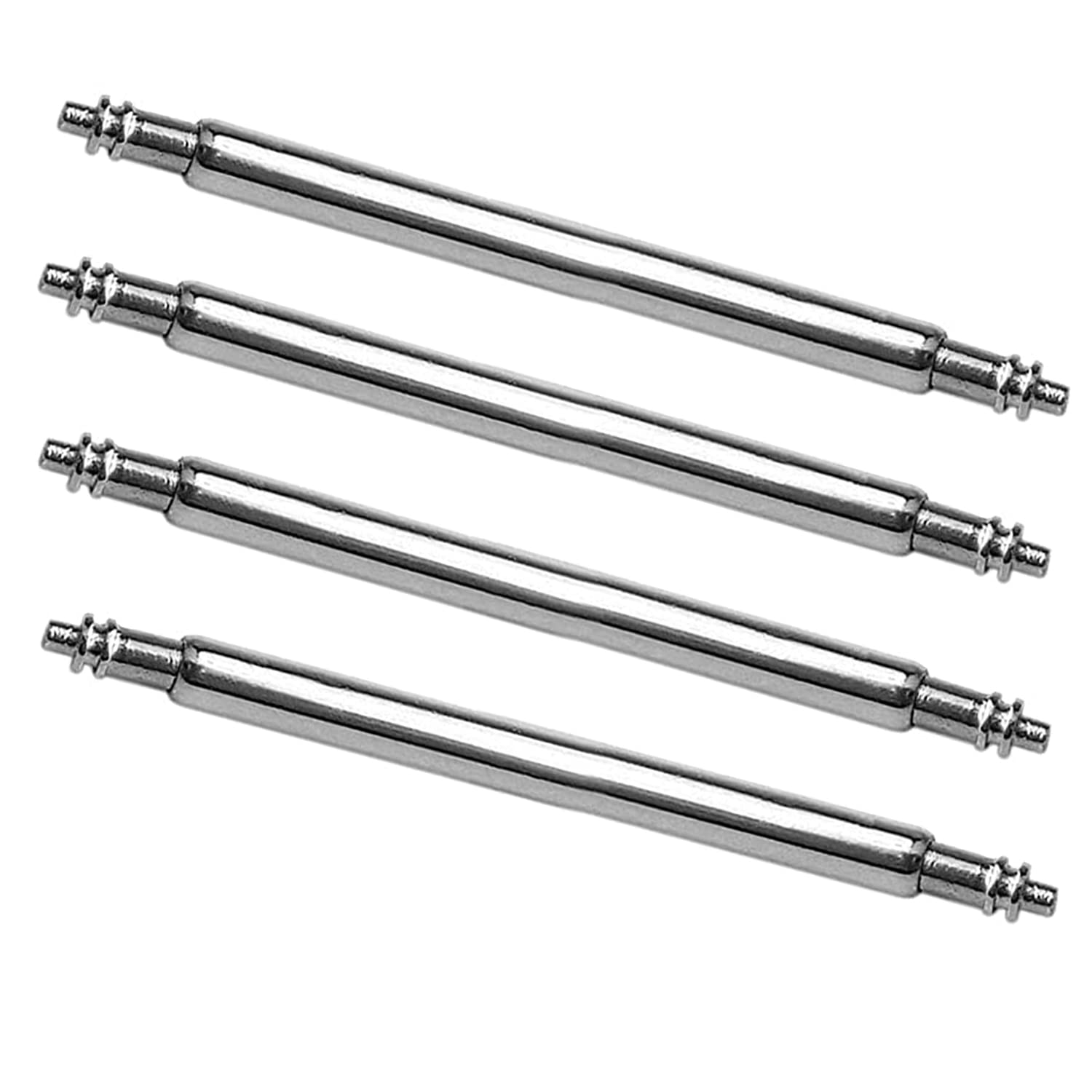 Spring Bars Heavy Duty Watch Band Pins for Traditional and Smart Watches | 1.8mm Thick | Rust Resistance | 4 Replacement Strap Pins (22MM)