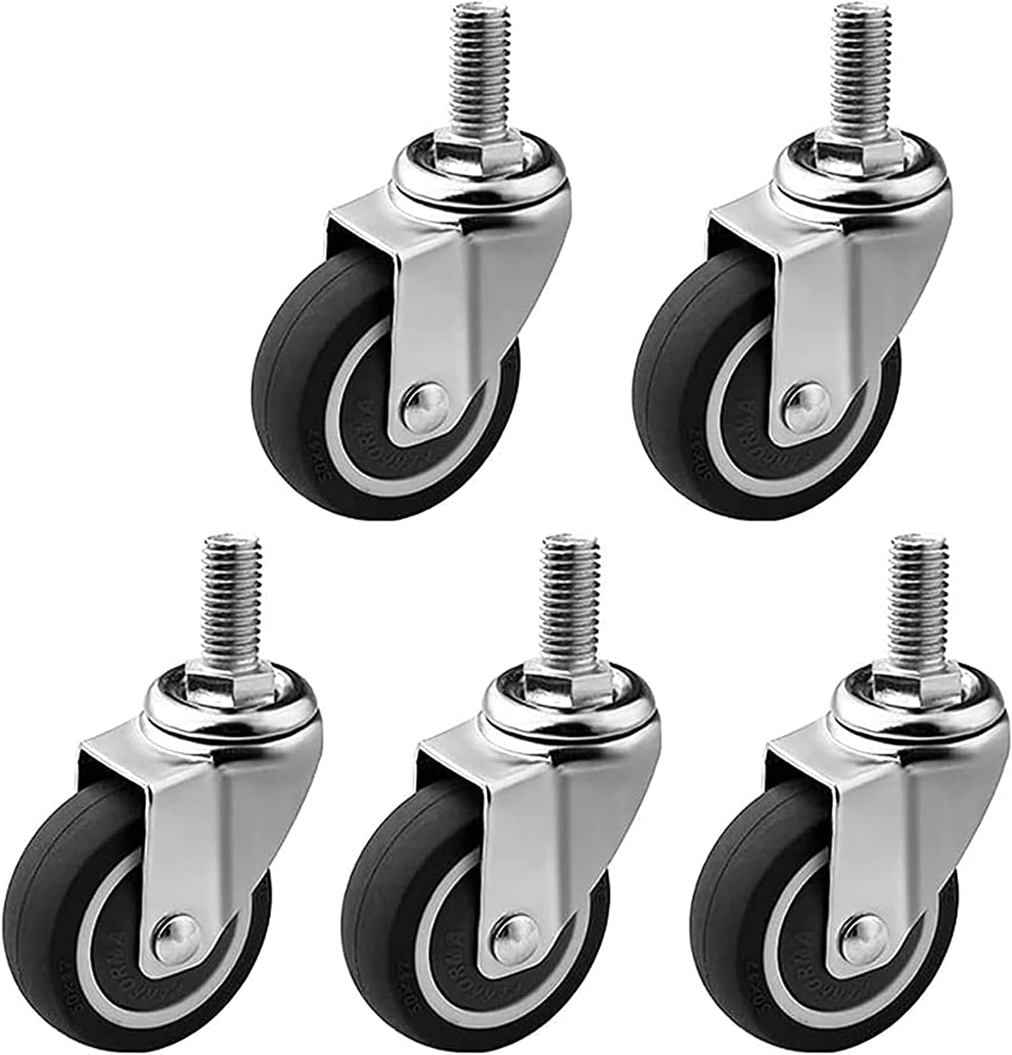 DUOMAIDIAN Swivel casters Rubber Office Chair Casters