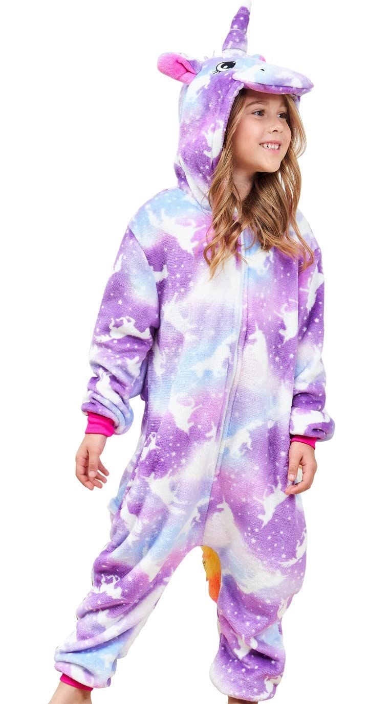 CHETOSHO Girls Unicorn Onesie Hooded Animal Costume for Girls