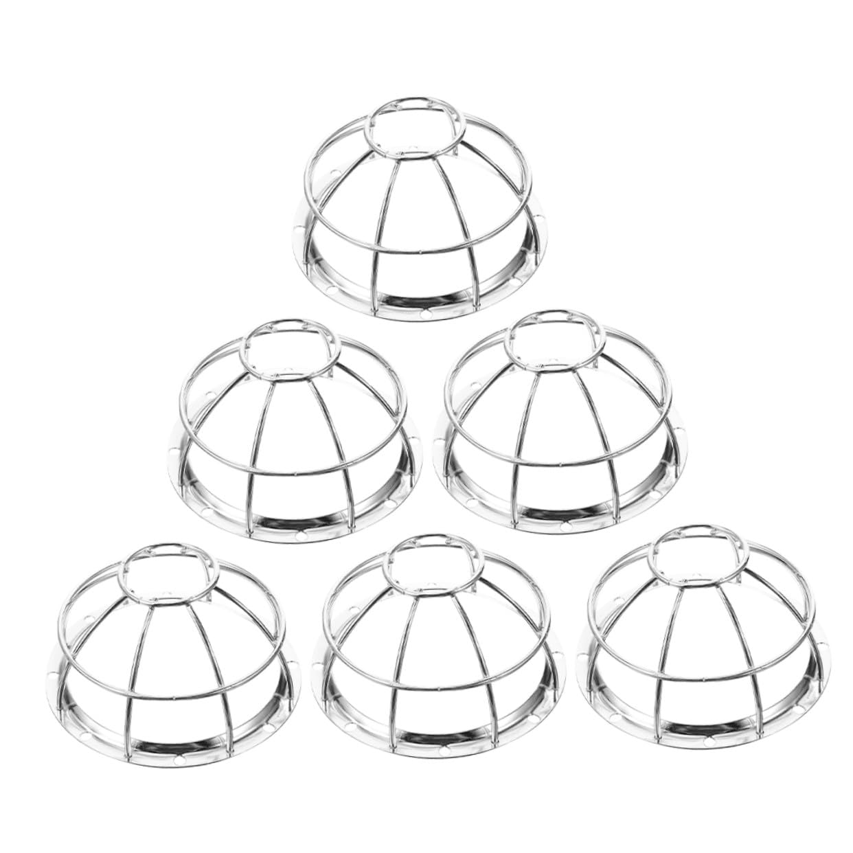 Cage de Protection pour Détecteur de Fumée en Fer, Lot de 6