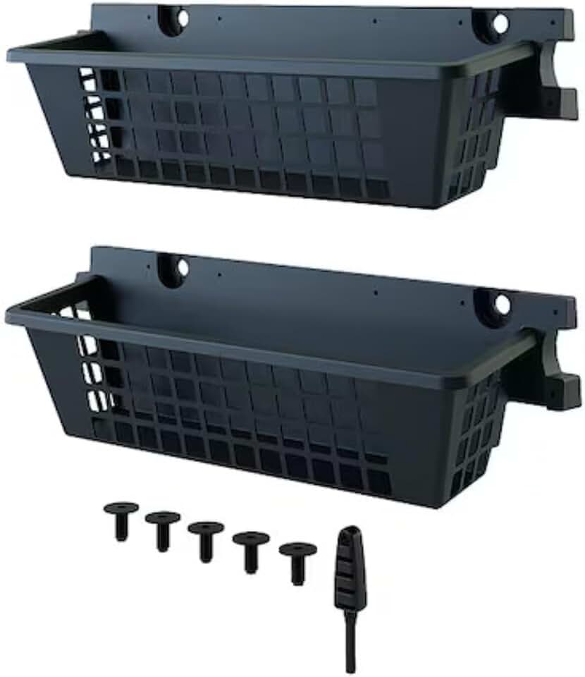 for Suncast Bmsbskt2pk Shed Accessory, 30 Lb, O.L. 25", Resin