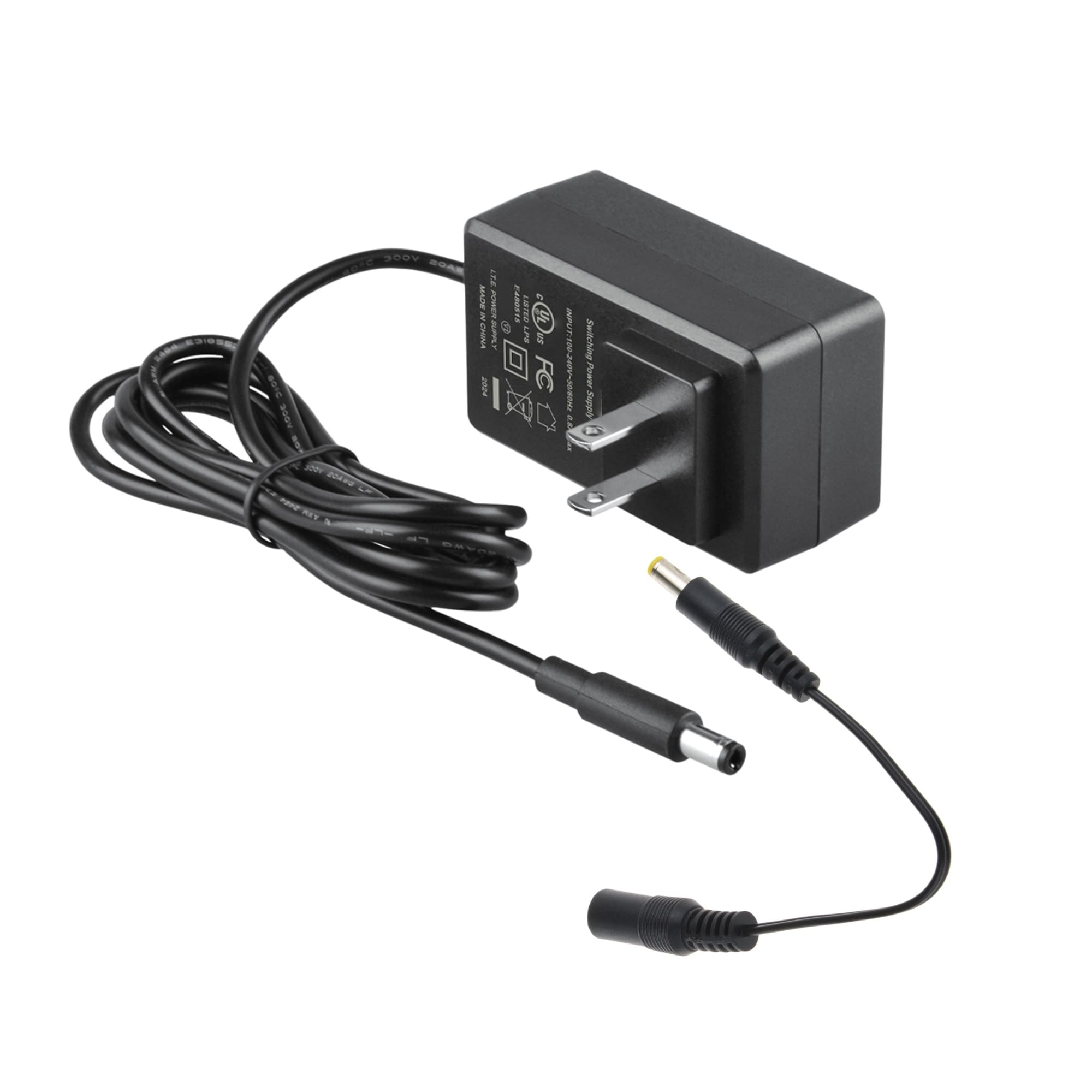 12V AC Adapter Compatible with Braven Balance Speaker Charger, Braven Wireless Bluetooth Speaker BRV-X, BRVXGWB, BRVXBBB, 14073941, 14113952, 13113902, Braven BRV-HD Power Supply Cord, BLACK