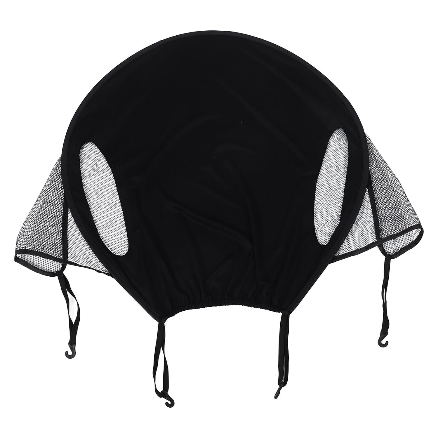 Stroller Sunshade UV Cover Full-Cover Sun Protection Canopy Black Dustproof Fabric Enlarged Size Outdoor Pushchair Shade for Strollers