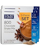 Vista 9 de HMR 800 Shake - Mezcla de reemplazo de comida Batido de chocolate en polvo para apoyar la pérdida de peso saludable 0.67 oz de proteína Fácil