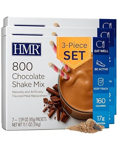 3-Pack HMR 800 Shake Meal Replacement Mix | Chocolate Shake