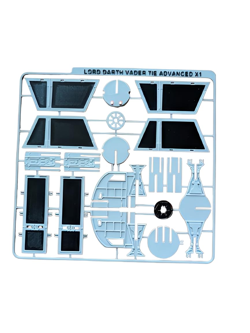 BHISRA FAB Lord Darth Vader TIE Advanced X1 Model Kit Parts, Plastic Assembly Frame-image-25