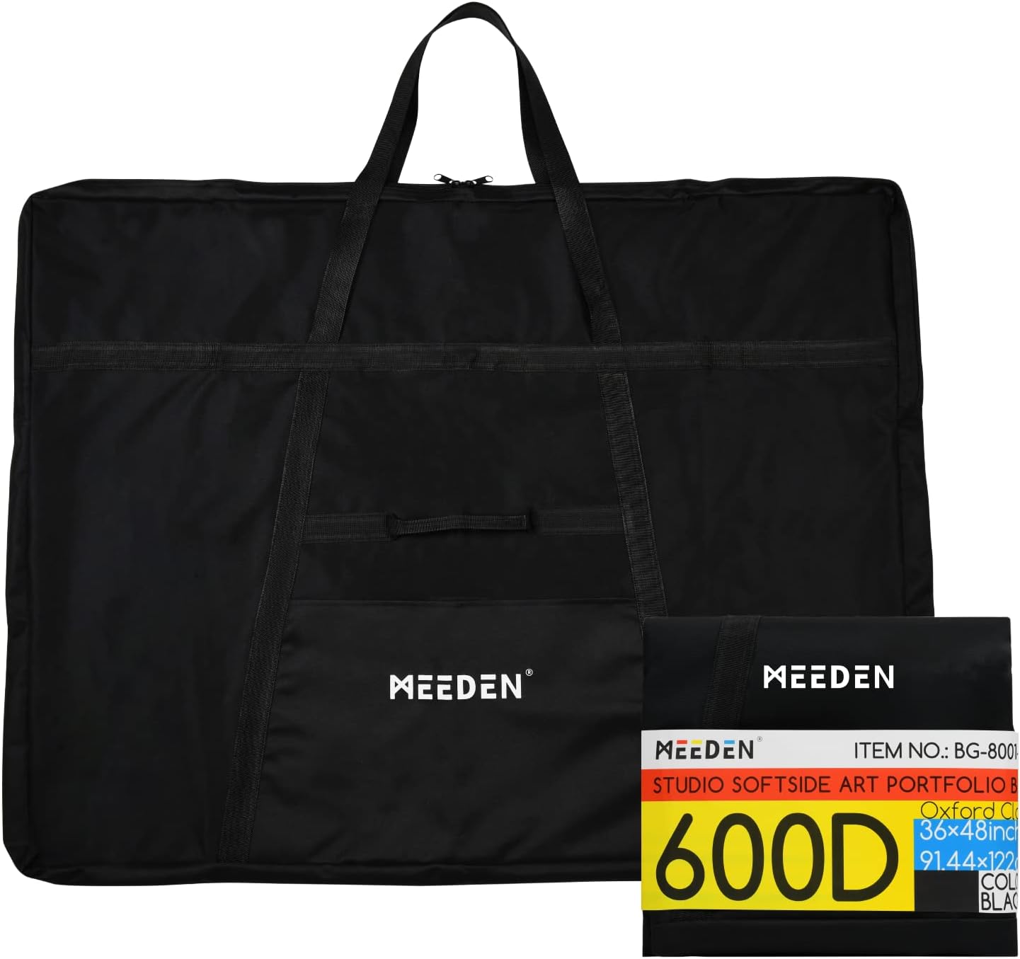 MEEDEN Soft Art Portfolio Bag 36 x 48 Inch Black Art