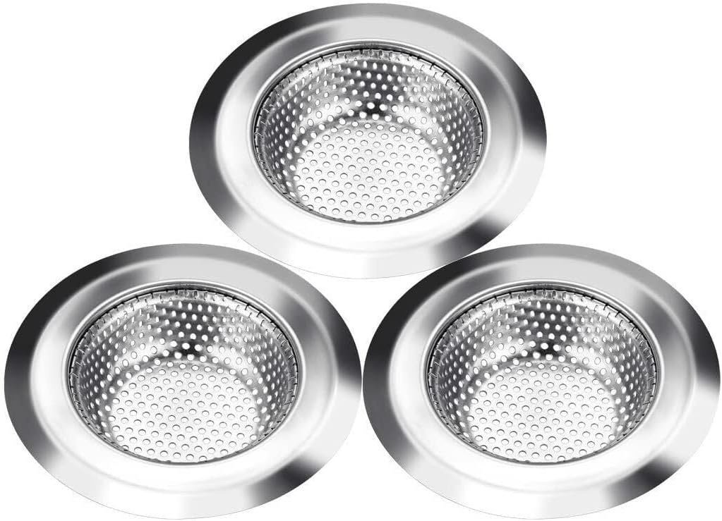 Heavy Duty Endurance Sink Strainer - Large-2-1/2 to 3-1/4-3 Pack