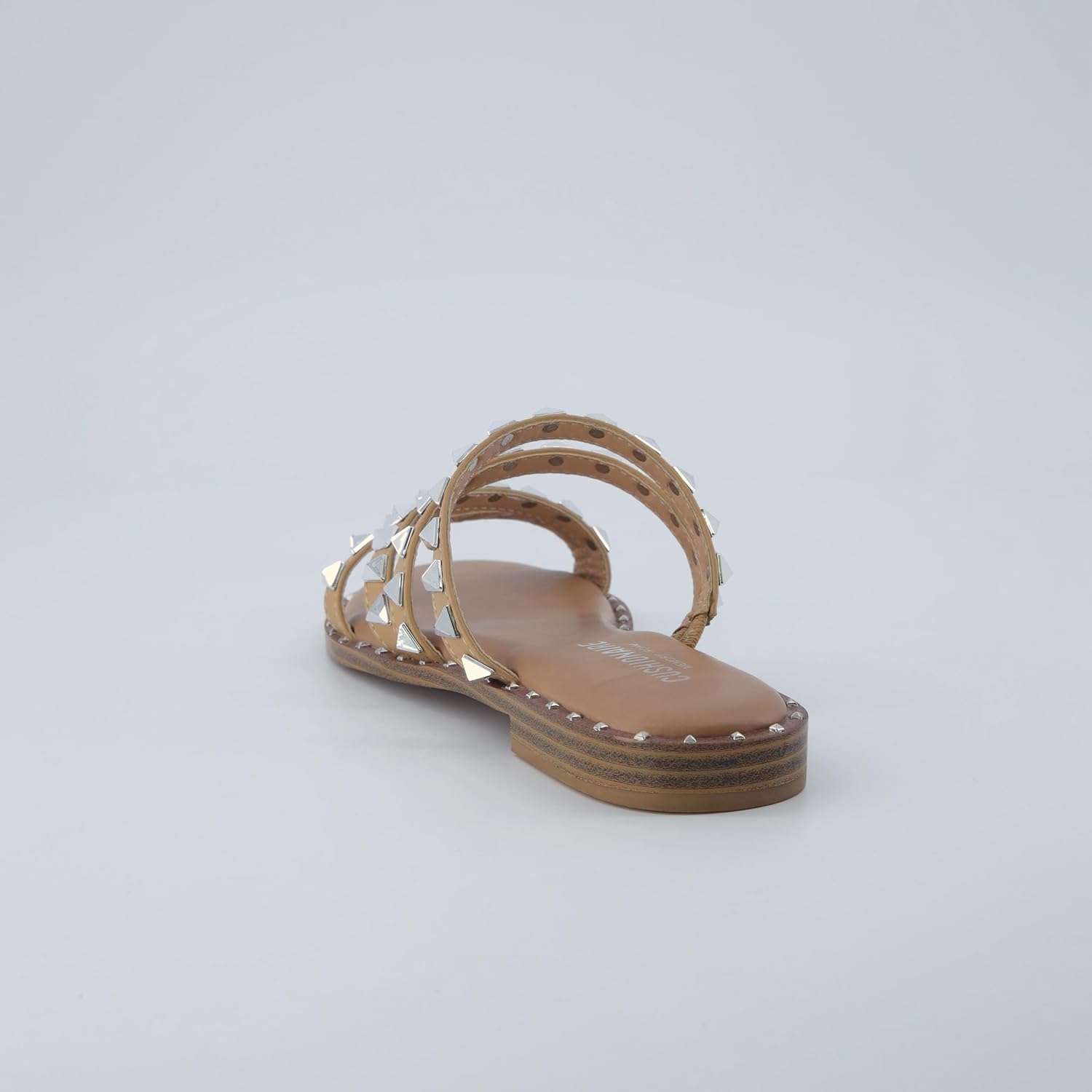 CUSHIONAIRE Women's Tonya Studded slide sandal with Memory Foam - Image 6