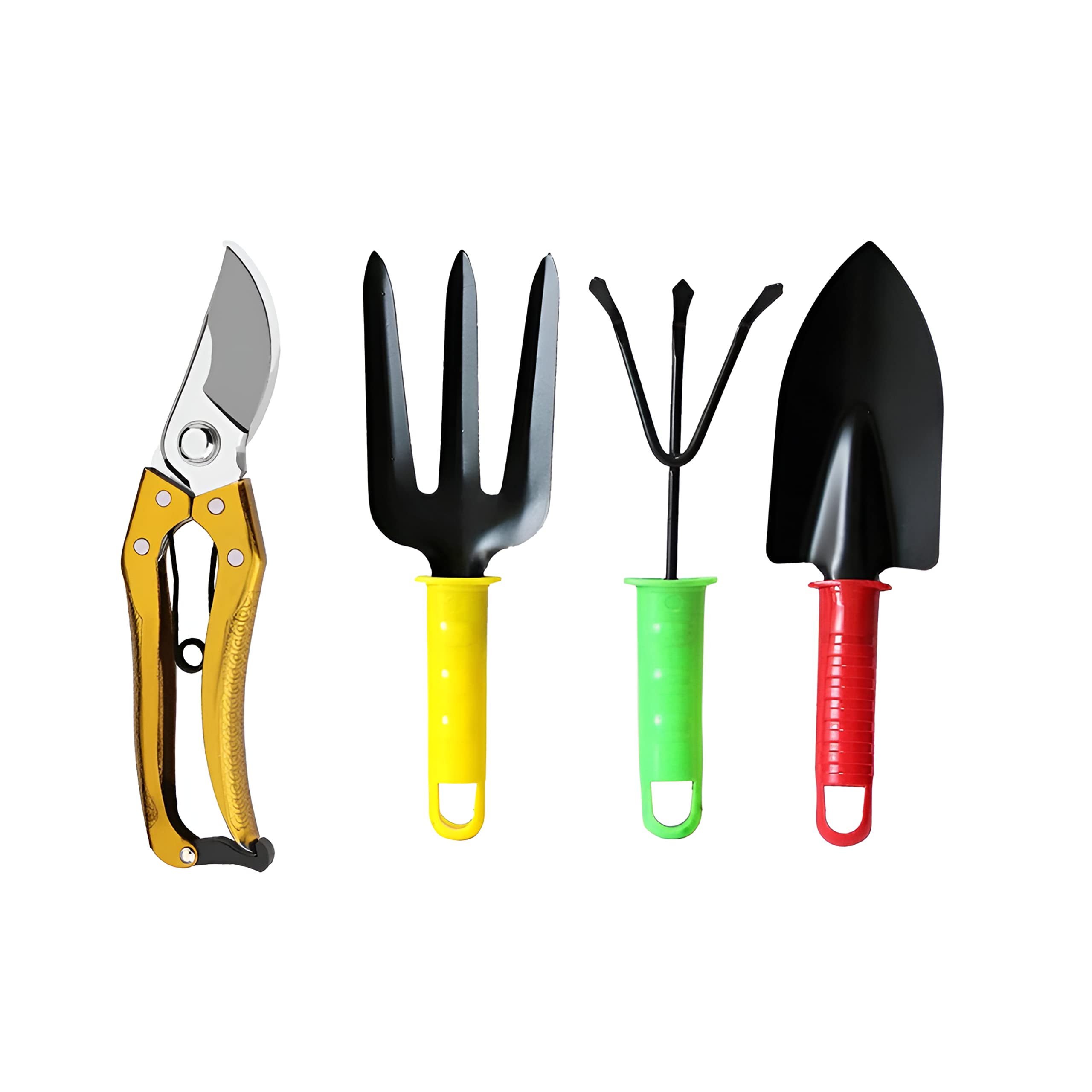 Oblivion Steel Plant Cutter Gardening Scissors Tools | Gardening Tools Set Colorful Hand Cultivator, Small Trowel, Garden Fork (Set of 3)- Multicolor (B0B254652Z) Amazon Price History, Amazon Price Tracker