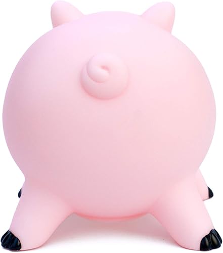 Miniatura 7 de Hucha plástica linda de la caja del dinero del cerdo rosa para el regalo de cumpleaños del niño sin la caja