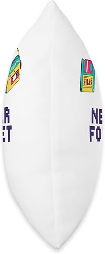 Miniatura 2 de Never Forget Funny Old School VHS Floppy Disc Music Retro Throw Pillow