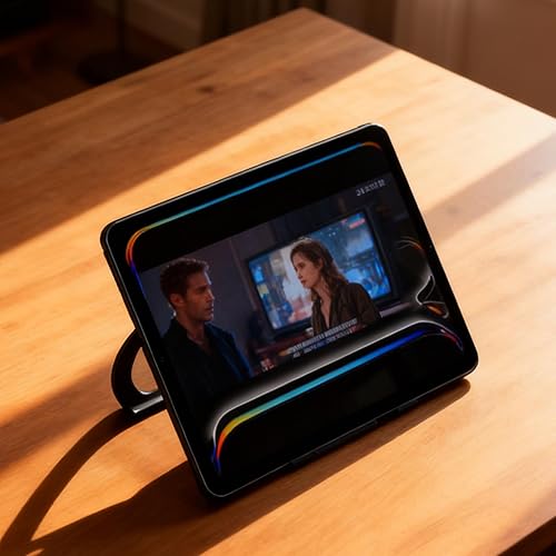 Miniatura 5 de Tablet Stand Magnetic Rotatable Foldable Portable Adjustable Tablet Stand Phone Mount Ideal for Home Desktop Travel Dorm School Kitchen Bedroom