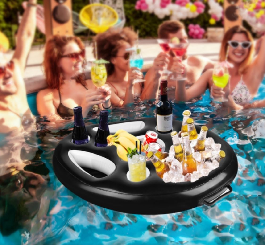 Pool Tablett Poolbar Schwimmend Schwimmendes Tablett, Schwimmendes Tablett, Tisch, Bar, Schwimmbad, Schwimmer Für Erwachsene Für Sandbänke, Spas, Partys Schwimmendes Tablett Für Pool
