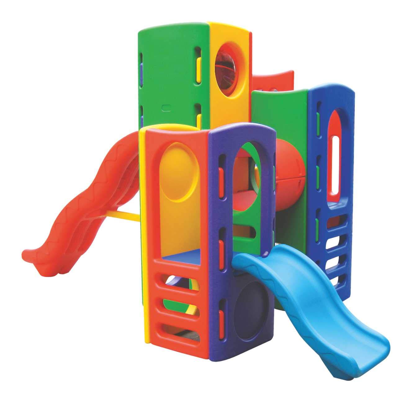 RBWTOY Children Slide Combination Indoor Playground Climbing Frame Multi-Color (D)