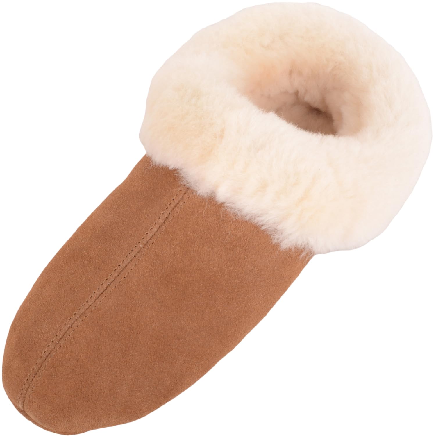 Chaussons en peau de mouton Avery un cocon de douceur marron pour vos pieds - 8
