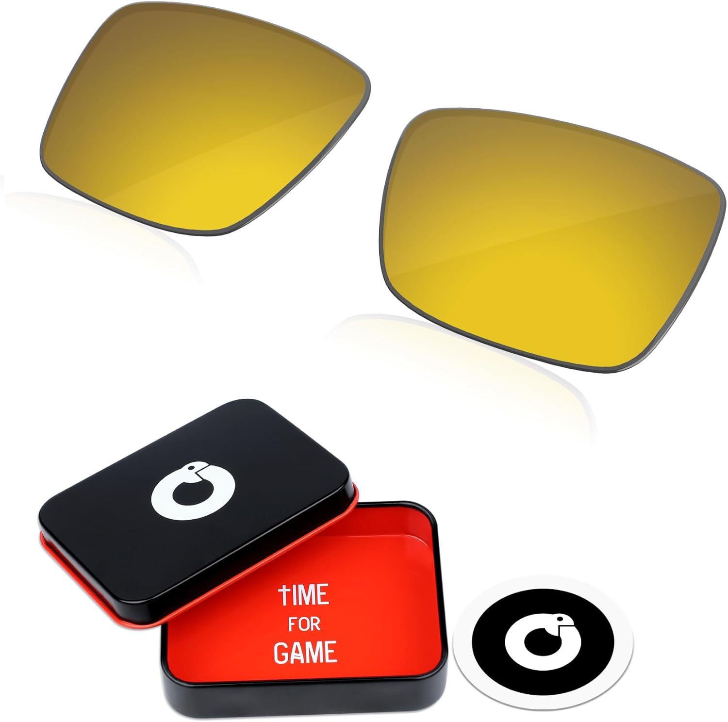 1.8MM Polycarbonate Replacement Lenses for Costa Del Mar Rincon 06S9018 Sunglass - Flare Gold