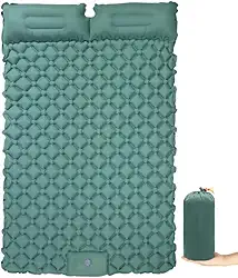 Colchão Inflável Automático Ar Externo Portátil Único De Casal Sleeping Pad Ar Externo Portátil De Acampamento 190 * 120 * 5 Cm / 190 * 60 * 5 Cm Com Travesseiro (190 cm x 120 cm)