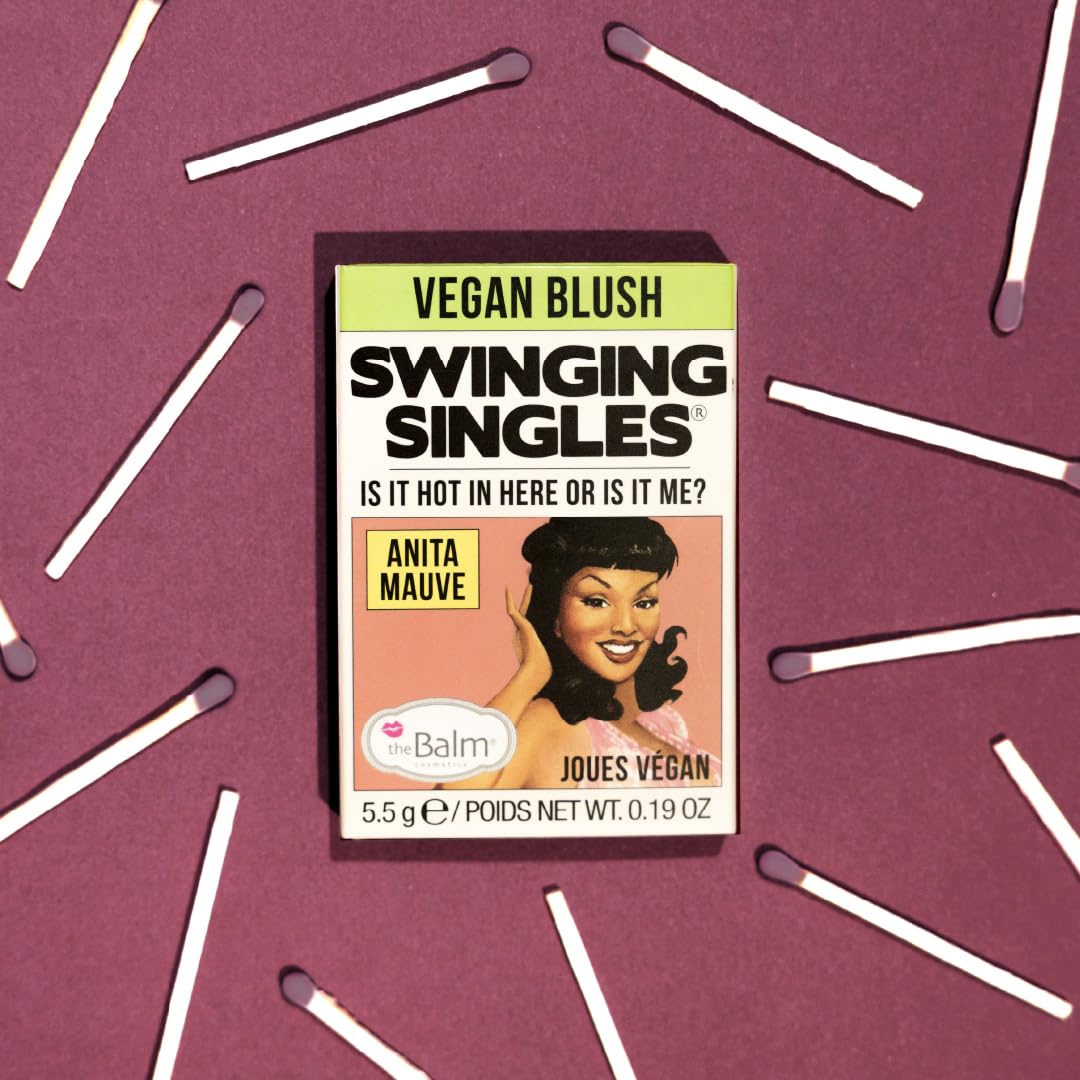 Amazon.com: theBalm Swinging Singles Blush/Shadow, Anita Mauve