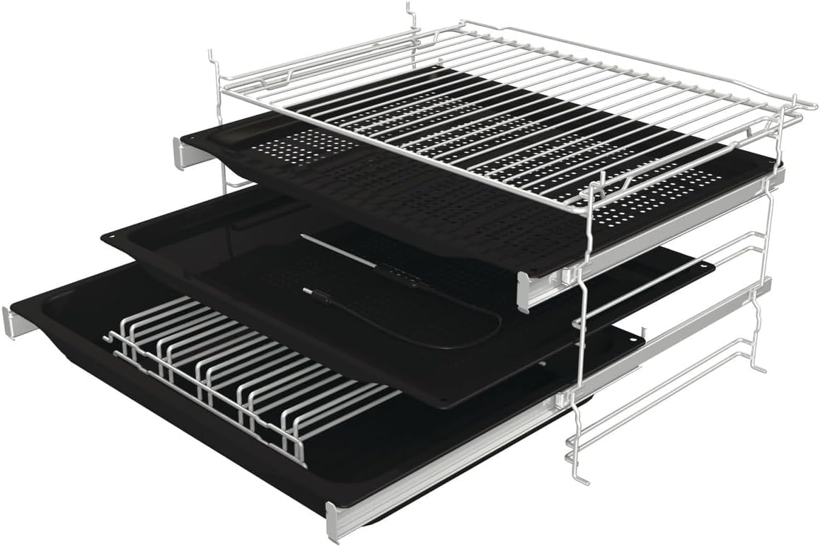 Gorenje BPSA 6747 A08BG Einbau-Backofen 77L Heißluft Pyrolyse Schwarz