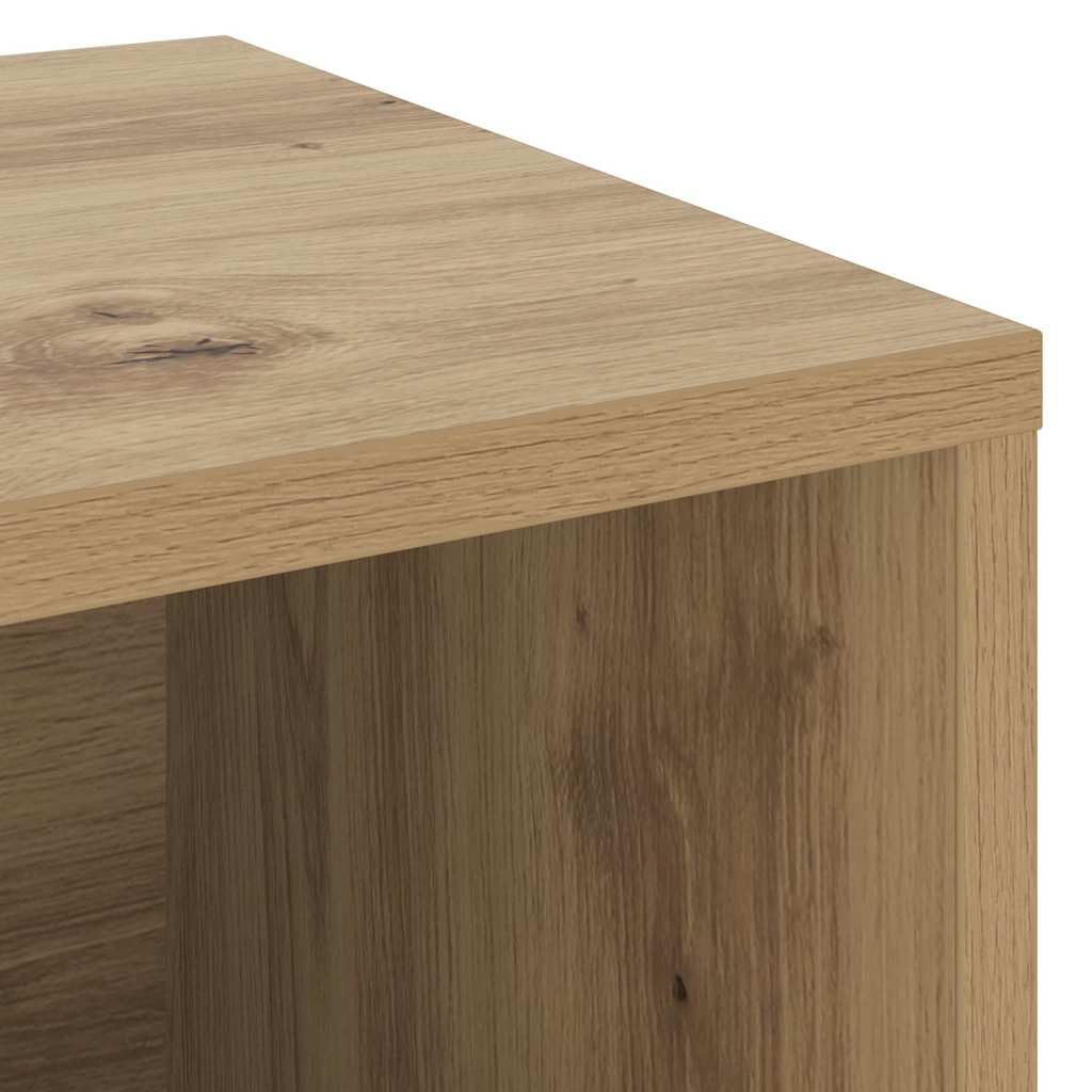 vidaXL Banc à Chaussures Chêne Artisanal 103 x 30 x 54,5 cm, Banc d'entrée, Rangement à Chaussures Multifonctionnel, Meuble en Bois Chic pour Vos Chaussures