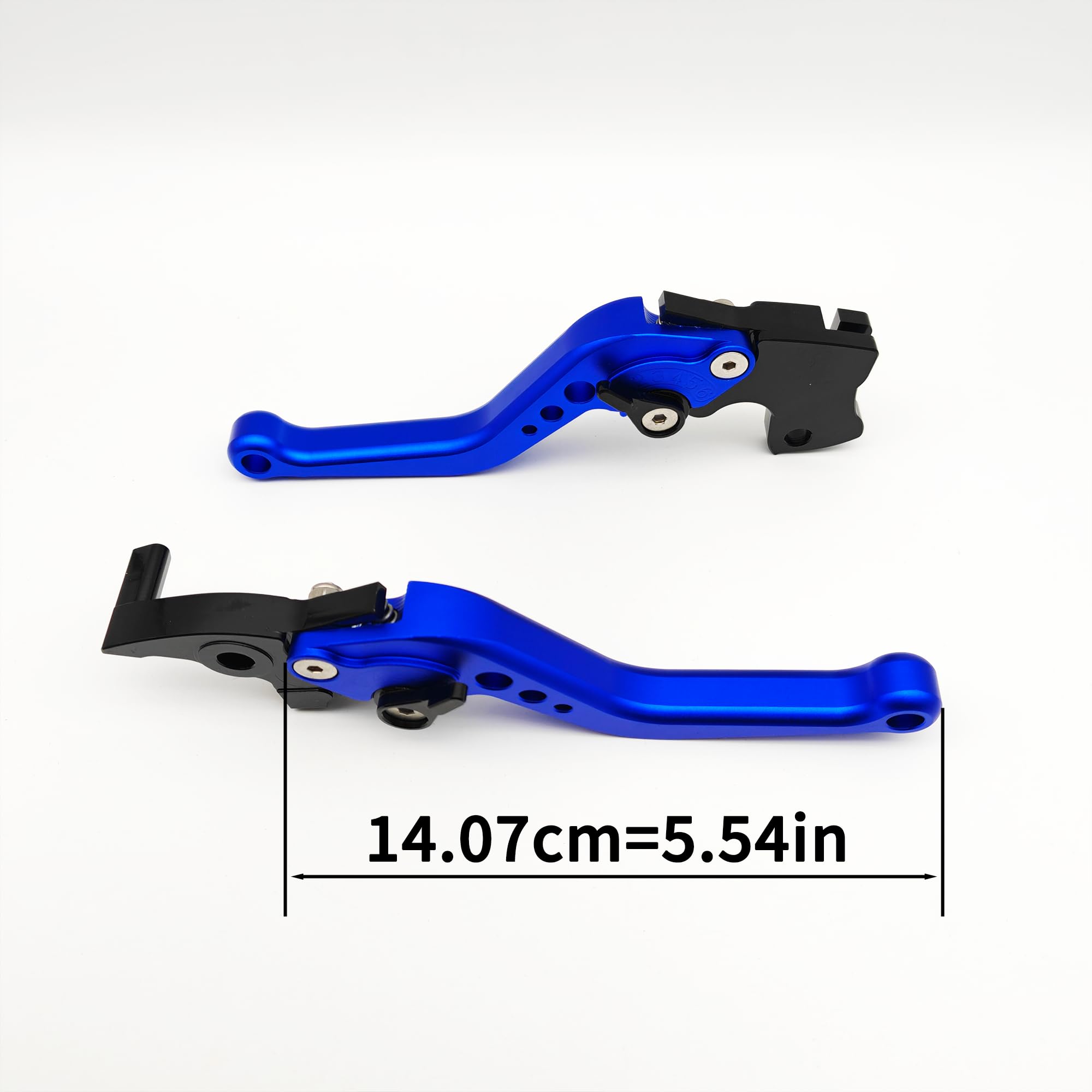 Compatibile con Duke 125 200 250 390 RC125 RC200 RC390 Leva freno e frizione in alluminio CNC, estensibili e regolabili, accessori (nero_opaco)