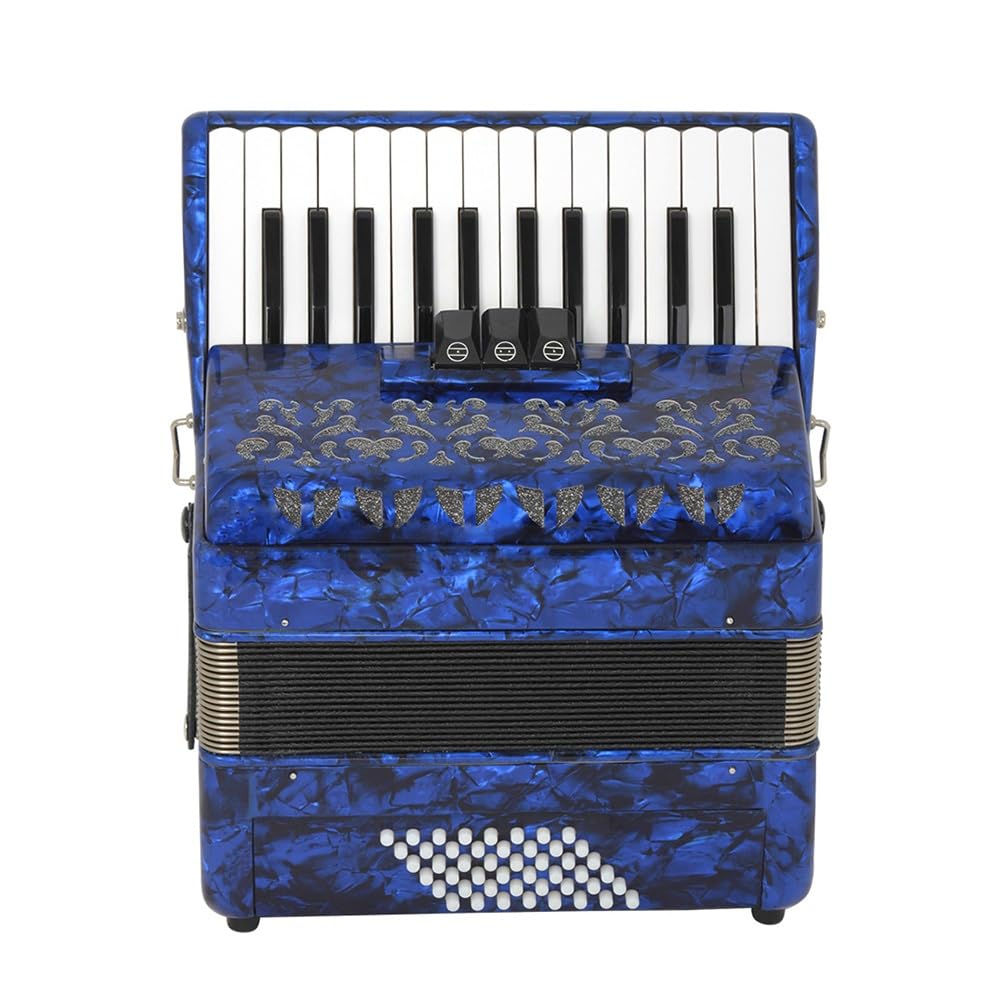 26 Tasti 48 Bassi Fisarmonica Strumenti a Tastiera Fisarmonica con Custodia Tracolla Retrattile per Principianti Studenti Performance insegnamento