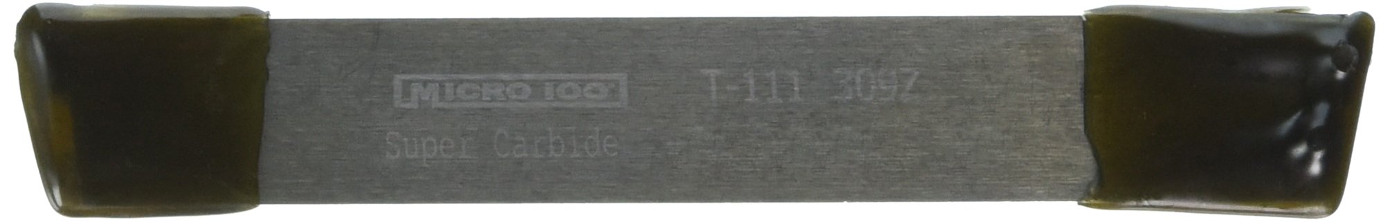 Micro 100 T-111-V Cut Off Tool - T Style - V-Groove - Brazed, 1/8