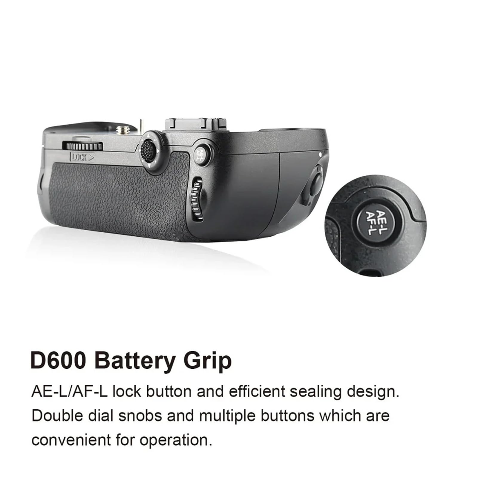 Compatibile con Nikon D600 D610 Impugnatura porta batteria MB-D14
