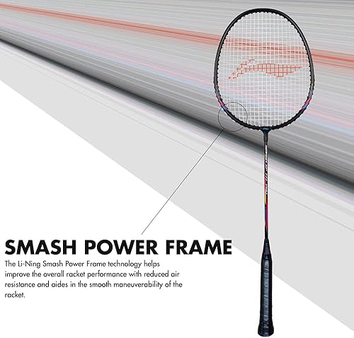 Miniatura 2 de Li-Ning Home Crew Combo (2 raquetas Li-Ning y 6 volantes de nailon) con estuche de raqueta