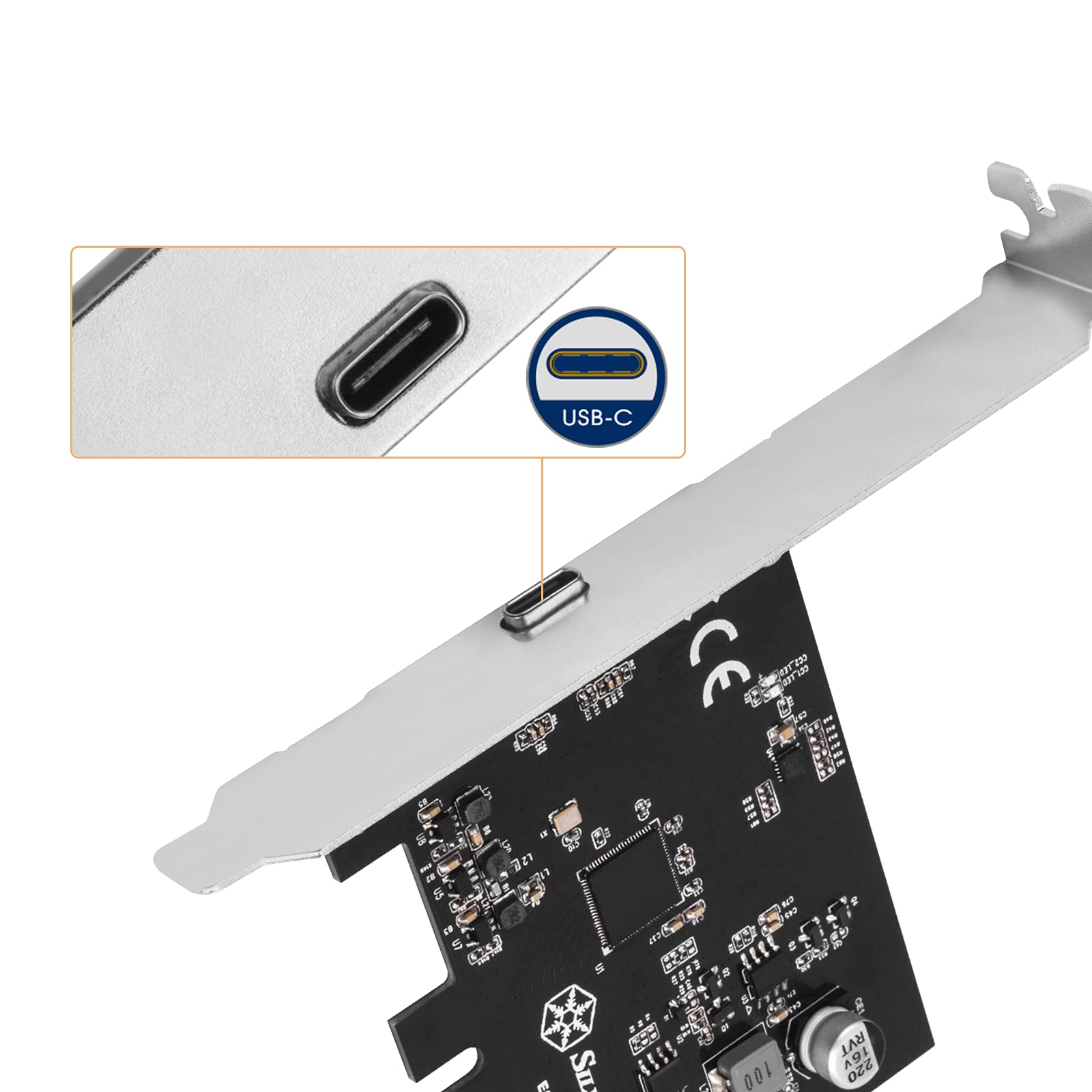 SilverStone SST-ECS06-6-port-SATA-Gen3- (6 Gbps) karta Non-RAID-PCI-Express-Gen3-x2