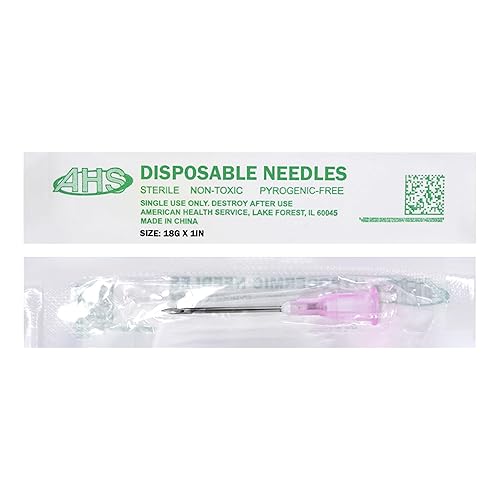 Miniatura 10 de Aguja de inyección desechable estéril con tapa para animales, mascotas, aves de corral y accesorios industriales de aguja dispensadora (25G X 1)