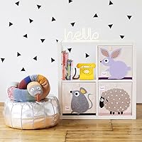 Vista 31 de 3 Sprouts Toy Storage Organizer: Toy Box Cube Organizer for Playroom, Nursery - Foldable Storage Bin - Sheep