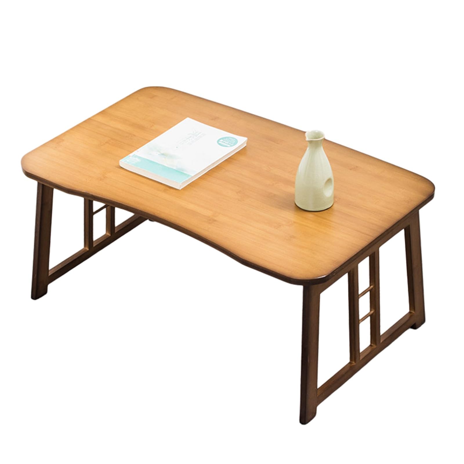 Table basse japonaise pliable idéale pour le thé et le télétravail