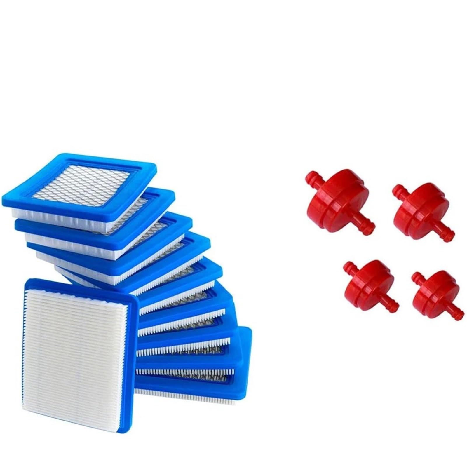 Filtro Aria Spugna Adatto per Briggs Stratton 491588 4915885 Toro 20332 Craftsman 33644 10 pezzi 491588S Filtro aria 4 394358 Compatibile con carburante