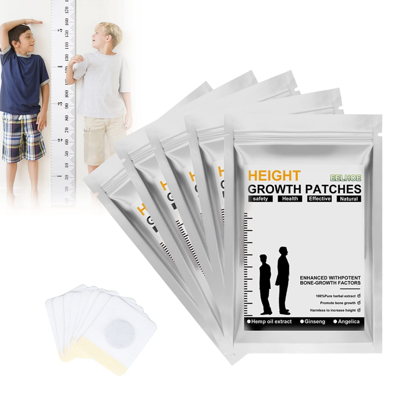 Buy KOEAP HeightenUP Acupunture Slimulating Foot Patch, Height Growth Patches, Height Growth