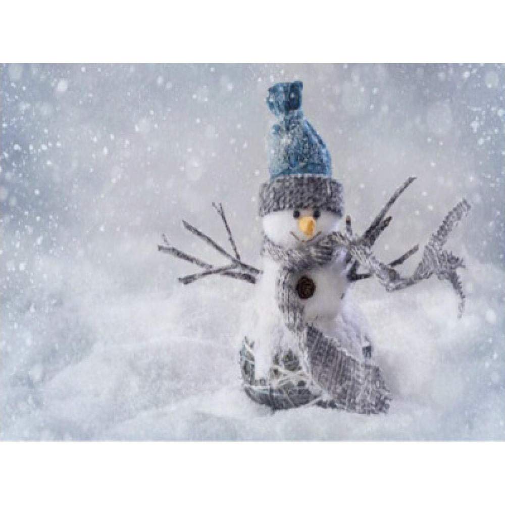 Broderie diamant 5D neige bonhomme de neige kit mosaïque bricolage 50x60