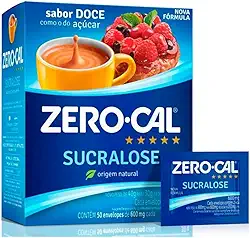 Adoçantes Sachês Em Pó Zero-cal Sucralose C/50 600mg Cada