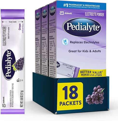 Paquetes de polvo grande Pedialyte, 1, 1