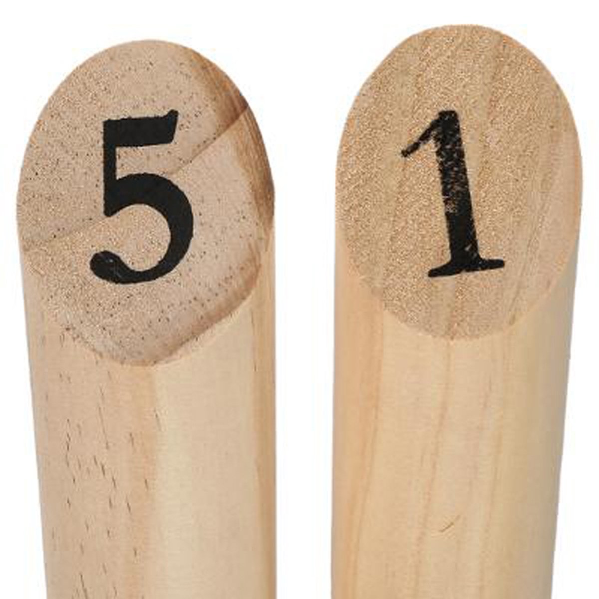 Jeu de quilles nordiques en bois de 1 à 12 - Dim : H14,5 x D 4,6 cm