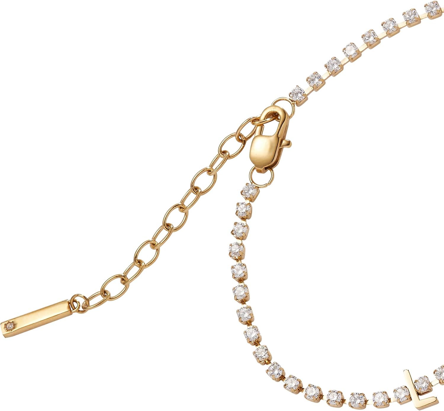 Alex and Ani “Love” Crystal Tennis Bracelet - Image 3