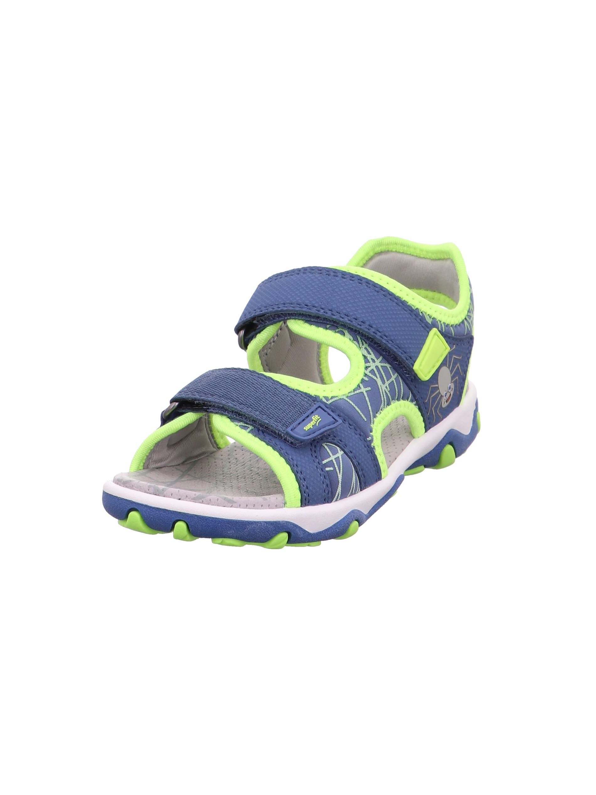 Superfit Boys' Mike 3.0 Sandals, Blue/Yellow 8010, 7.5 UK
